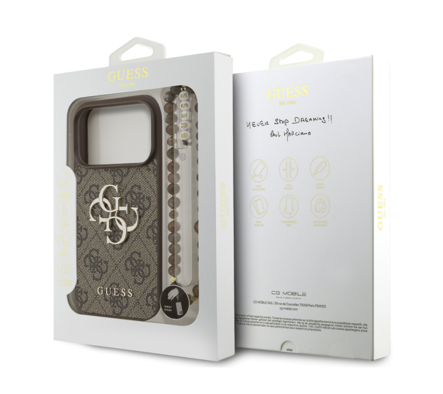 Funda guess iPhone 17 Pro Max con pulsera