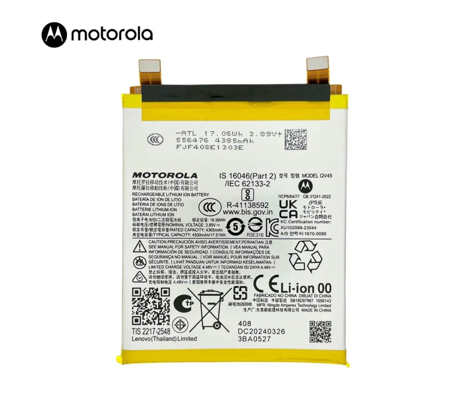 Batería Original Motorola Edge 50 Ultra QV45. Service Pack