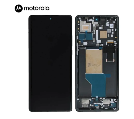 Pantalla original Motorola Edge 30 Ultra. Service pack con marco