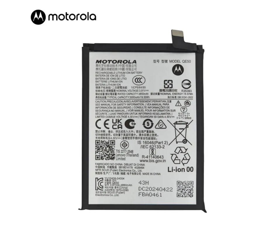 Batería Original Motorola Moto G85 5G QE50 .Service Pack