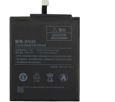 Bateria Original Xiaomi Redmi 4A (BN30) 3120mAh