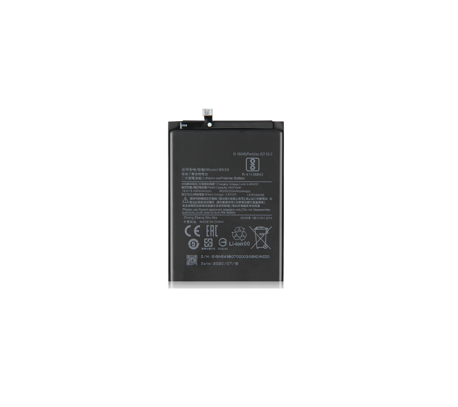 Bateria Original Xiaomi (BN53) Redmi Note 9 Pro 4G/ Redmi Note 10 Pro 4G (Service Pack)