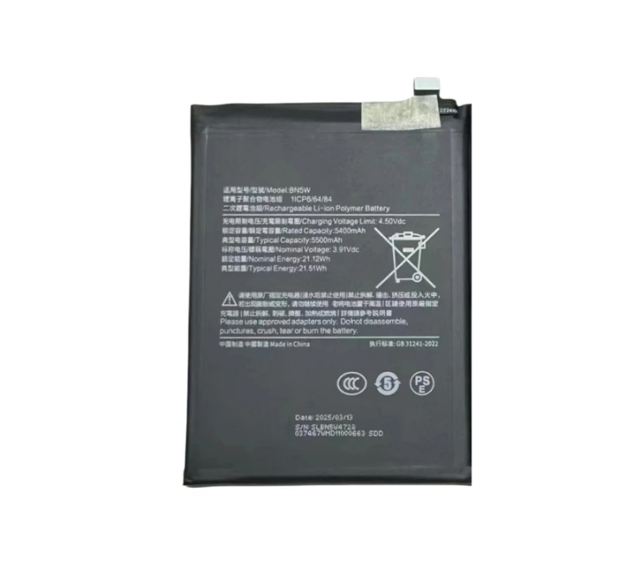 Batería Xiaomi Redmi Note 14 Pro 4G BN5W