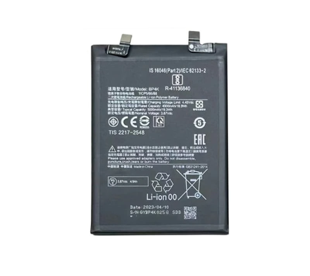 Bateria Original Xiaomi Redmi Note 12 Pro 5G/4G / Poco X5 Pro / Poco F5/ Redmi note 12T (BP4K) Service Pack