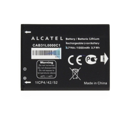 Bateria Original Alcatel One Touch 3040, 4020, 2001, OT890, OT282 (1000mAh)