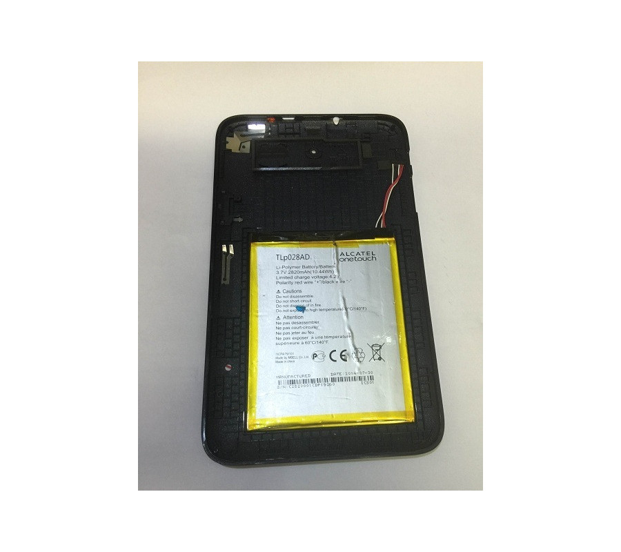 Carcasa Trasera + Bateria Alcatel One Touch Pixi 7'