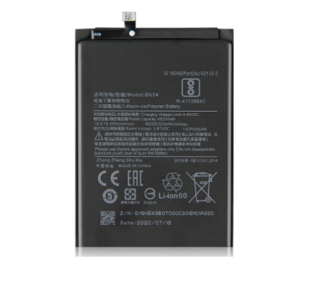 Bateria Original Xiaomi (BN53) Redmi Note 9 Pro 4G/ Redmi Note 10 Pro 4G (Service Pack)