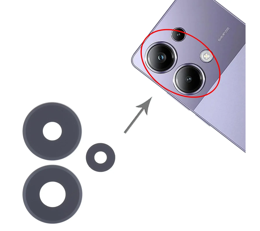 Lente de Cámara Xiaomi Poco M6 Pro 4G