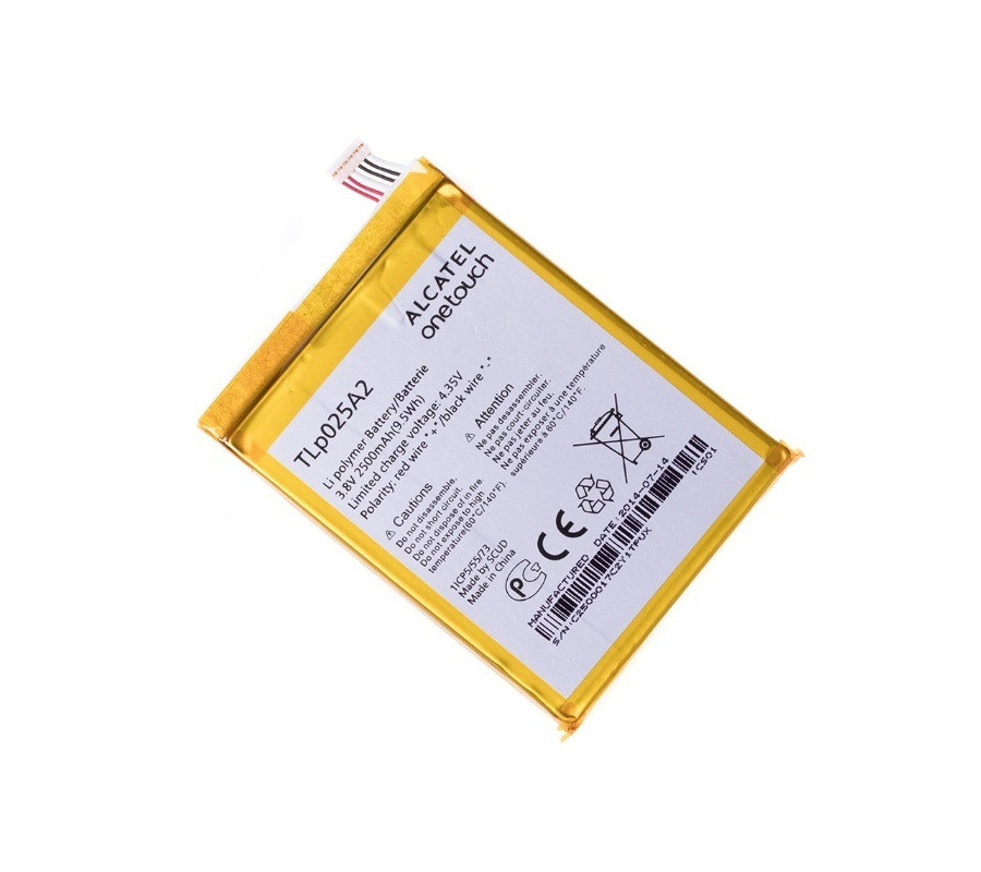 Bateria Original Alcatel OT 6043D One Touch Idol X+. De desmontaje