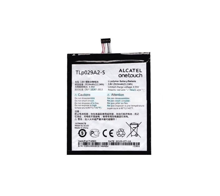 Bateria Original Alcatel One Touch Idol 3 5.5 (OT 6045Y/6145K).
