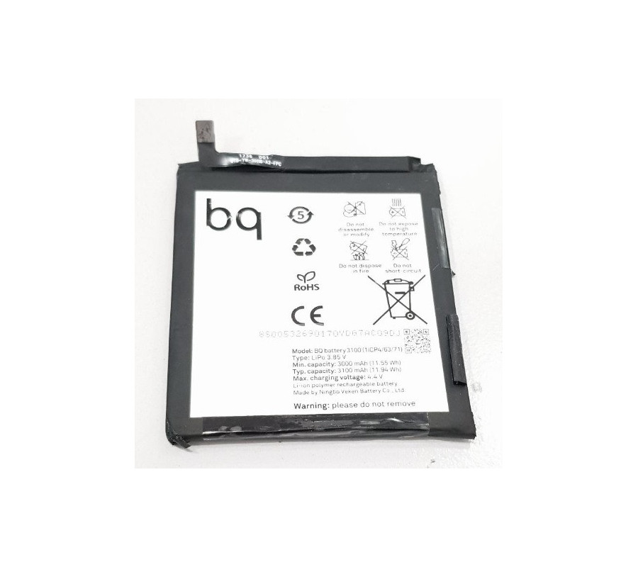 Bateria Original BQ Aquaris U2, U2 Lite, V, VS (3100mAh).