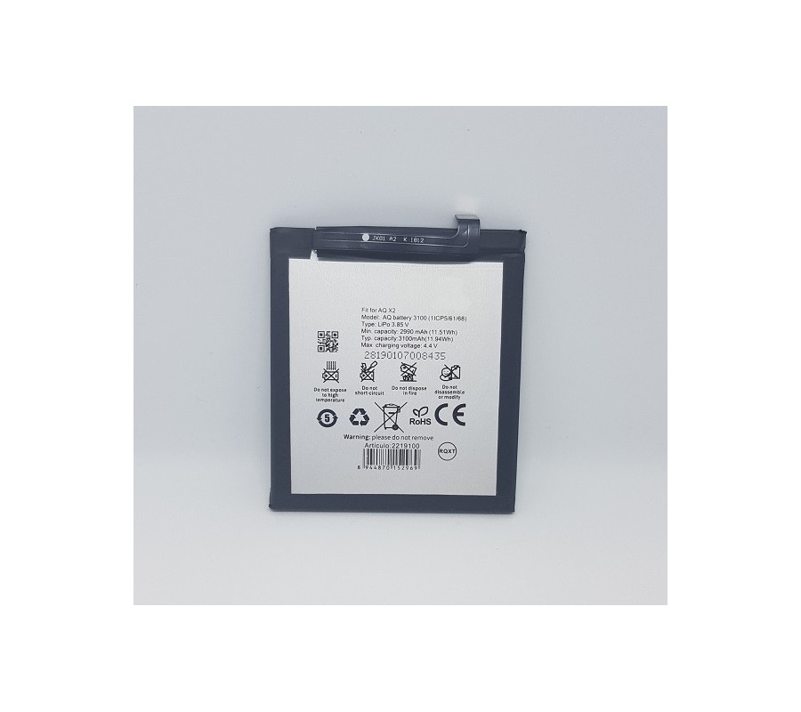 Bateria compatible BQ Aquaris X2, X2 Pro (3100mAh)