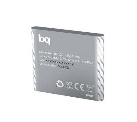 Bateria Original BQ Aquaris 3.5 (1200 mAh). De desmontaje