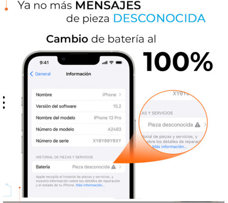 Batería iPhone 12, 12 Pro Diagnostic