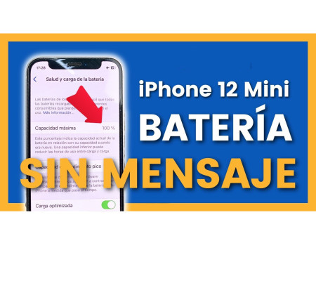 Batería iPhone 12 mini. Diagnostic