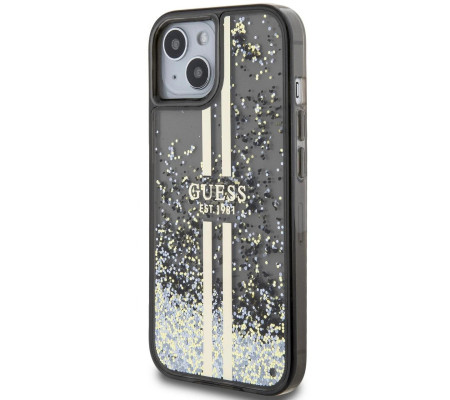 Funda Guess Púrpura para iPhone 15 Plus Negro