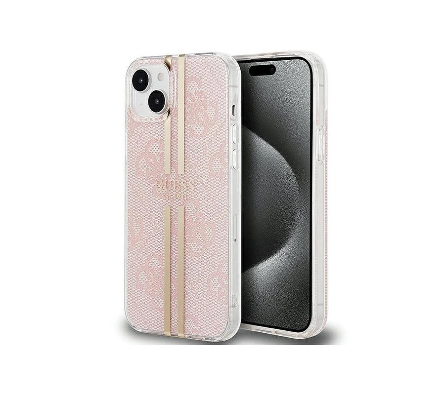 Funda Guess IML 4G iPhone 15 Pro rosa