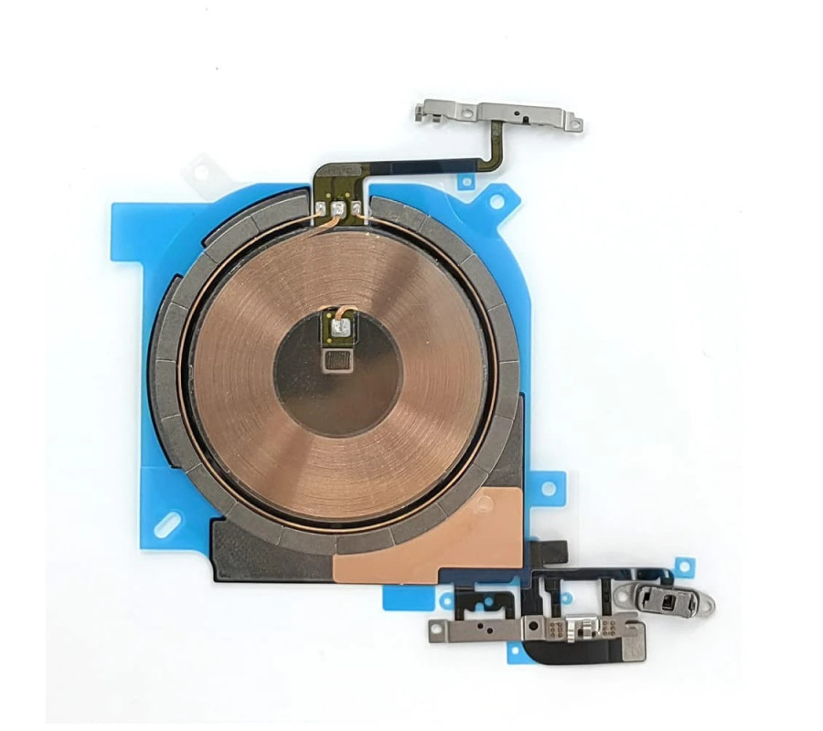Antena NFC y carga inalámbrica con flex de volumen iPhone 12/iPhone 12 Pro