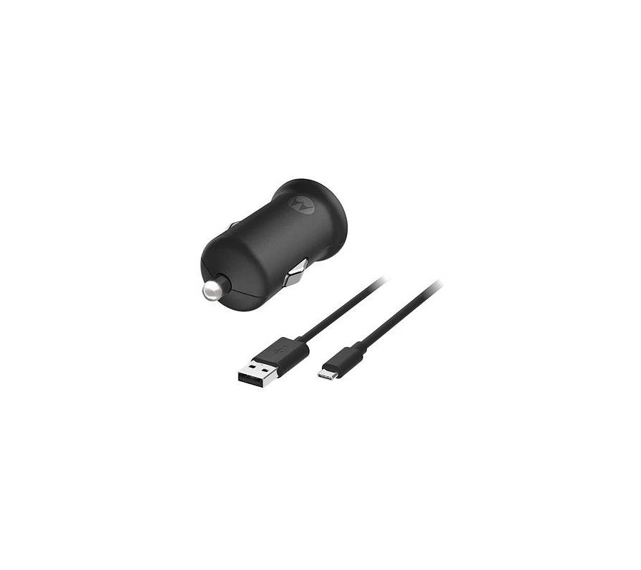 Motorola TurboPower Car Charger 18W QC 3.0 con USB-C Cable
