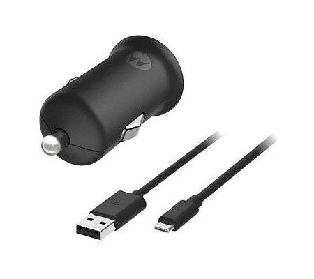 Motorola TurboPower Car Charger 18W QC 3.0 con USB-C Cable