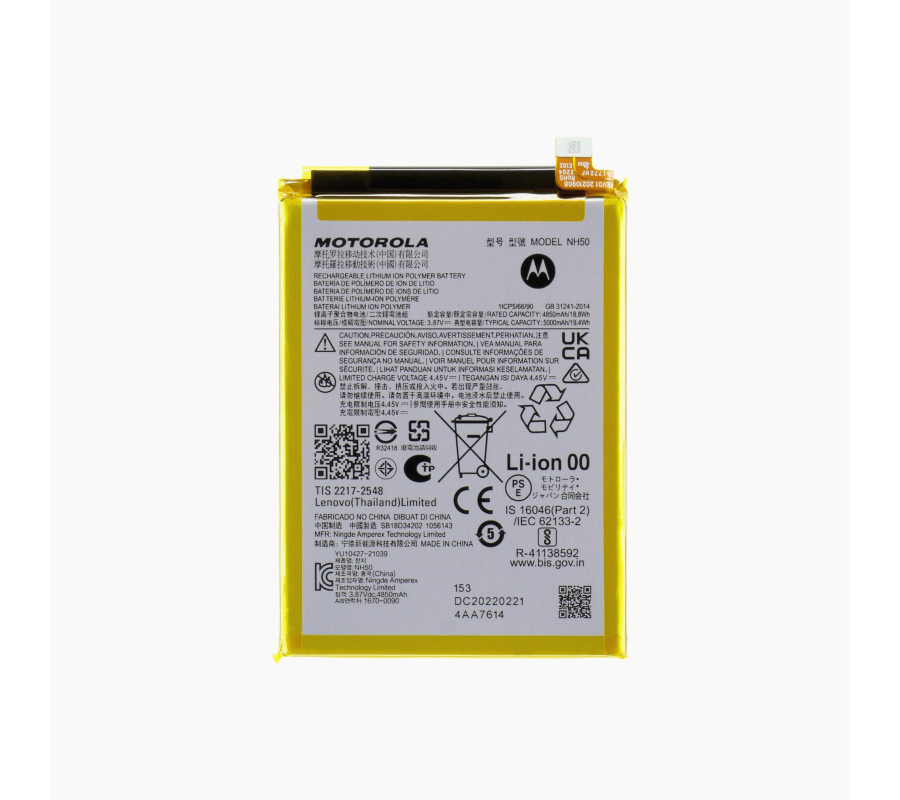 Bateria Original Motorola Moto G22, E32, E32S (NH50) Service Pack