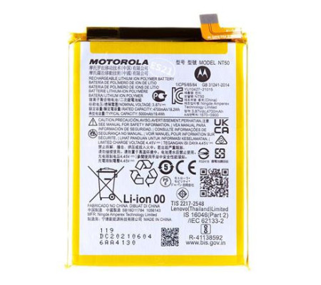 Bateria Original Motorola Edge 20 Lite (NT50) Service Pack