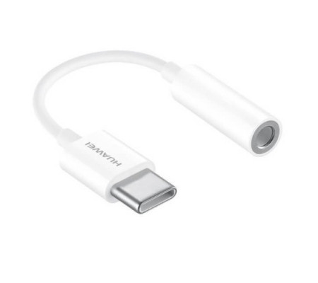 Adaptador Type-C/3,5mm Original Huawei CM20 blanco