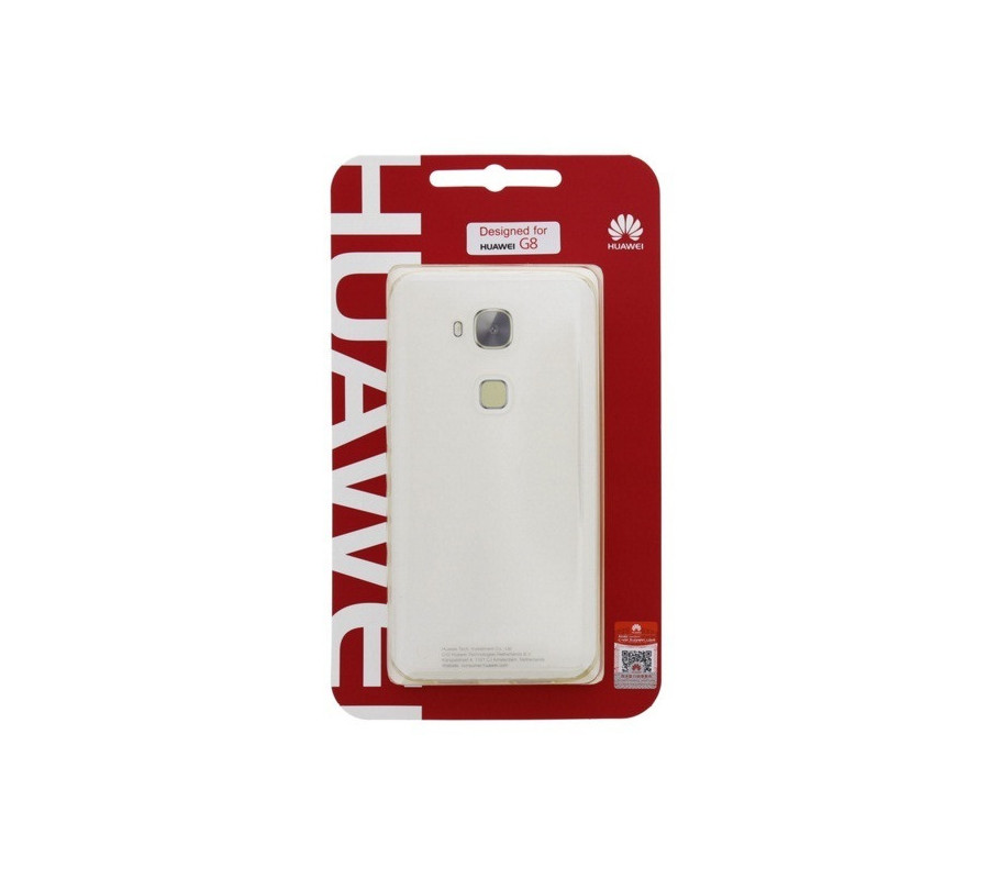 Cubierta Trasera Original TPU Huawei G8. Transparente
