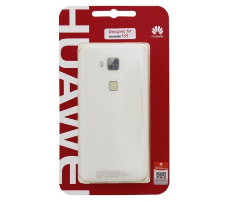 Cubierta Trasera Original TPU Huawei G8. Transparente