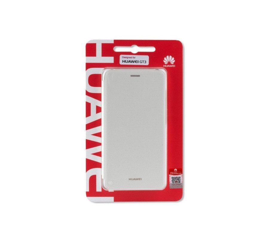 Funda Flip original Huawei GT3. Blanco
