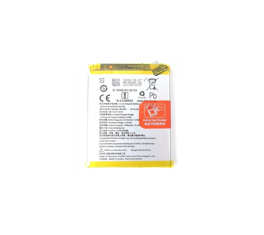 Bateria OnePlus 6T (BLP685) 3700mAh