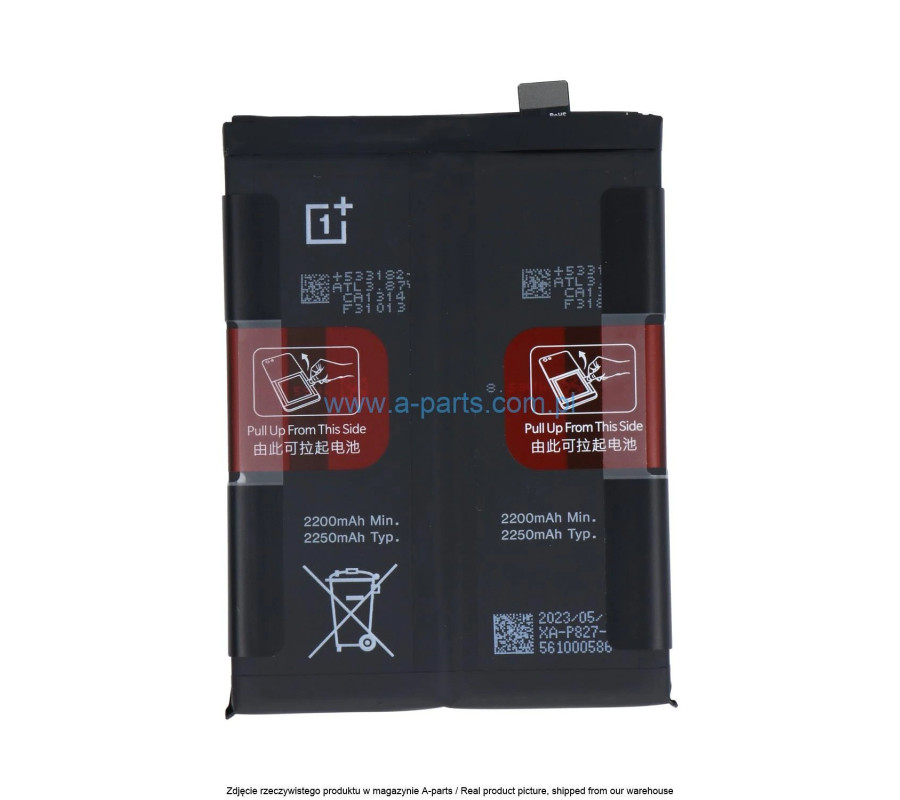 Batería Original OnePlus 9 Pro BLP827 (Service Pack)