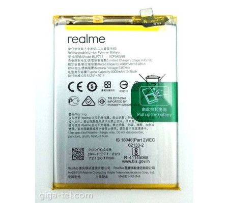 Bateria Original Realme 6i (BLP771) Service Pack