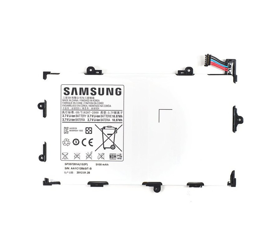 Bateria Original Samsung Galaxy Tab P6800, P6810 (7,7"). SP397281A