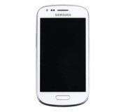 Pantalla completa + carcasa frontal Samsung Galaxy S3 Mini (i8190). Blanco