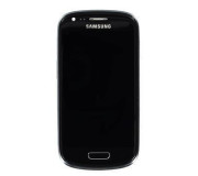 Pantalla completa + carcasa frontal Samsung Galaxy S3 Mini (i8190). Negro