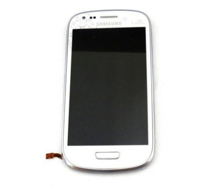 Pantalla completa + carcasa frontal Galaxy S3 Mini (i8190). LaFleur Blanco