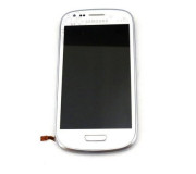 Pantalla completa + carcasa frontal Galaxy S3 Mini (i8190). LaFleur Blanco