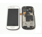 Pantalla completa + carcasa frontal Galaxy S3 Mini (i8190). LaFleur Blanco