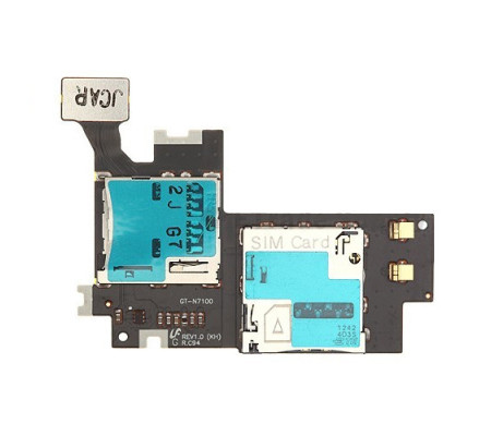 Flex Lector Sim / Memoria Original Samsung N7100 Galaxy Note 2
