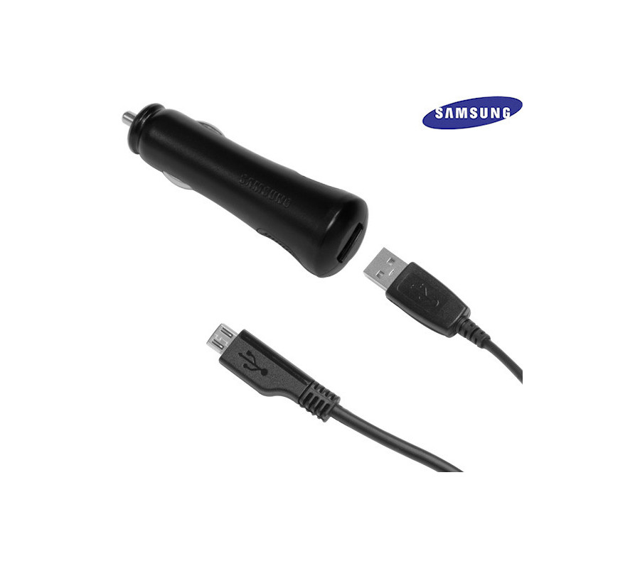 Cargador coche Original Samsung MicroUSb ( compuesto ECA-U20)