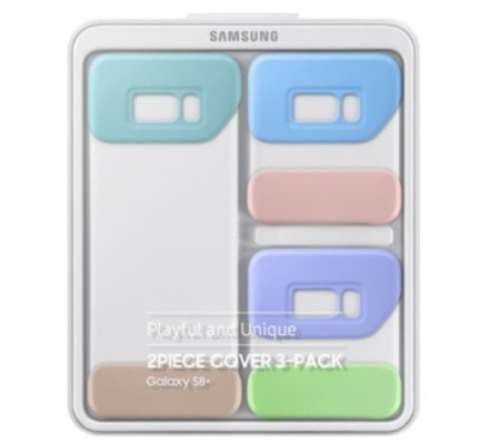 Cubierta Trasera Original Samsung Galaxy S8+ (EF-MG955KME) 3 Pack