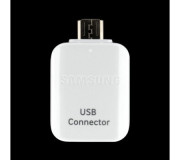 Adaptador OTG Samsung Galaxy S7, S7 Edge. Blanco