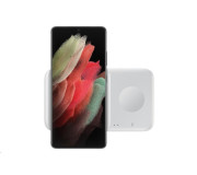 Cargador inalambrico original Samsung DUO Pad Wireless (EP-P4300BWE, 9W)