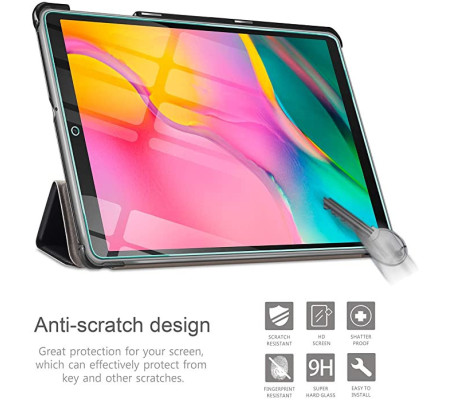 Aroyi Funda + Cristal Templado Samsung Galaxy Tab A 2019 (T515/T510) 10.1