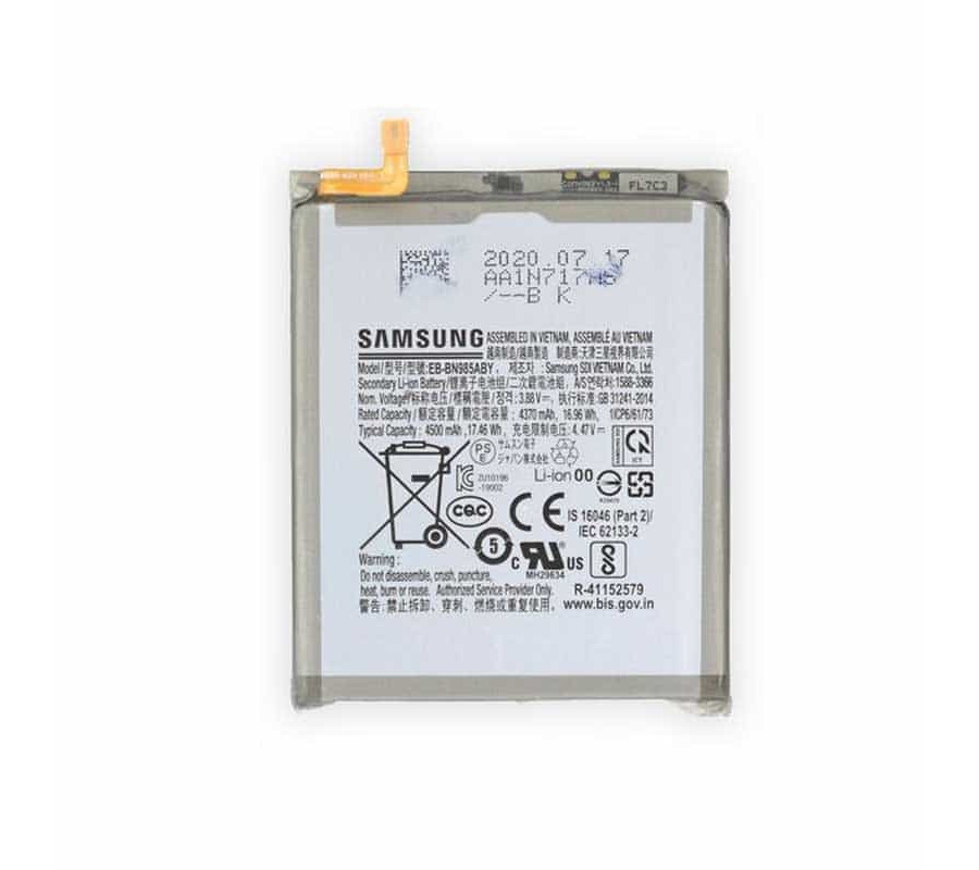 Bateria Original Samsung Galaxy Note 20 Ultra (EB-BN985). Service Pack