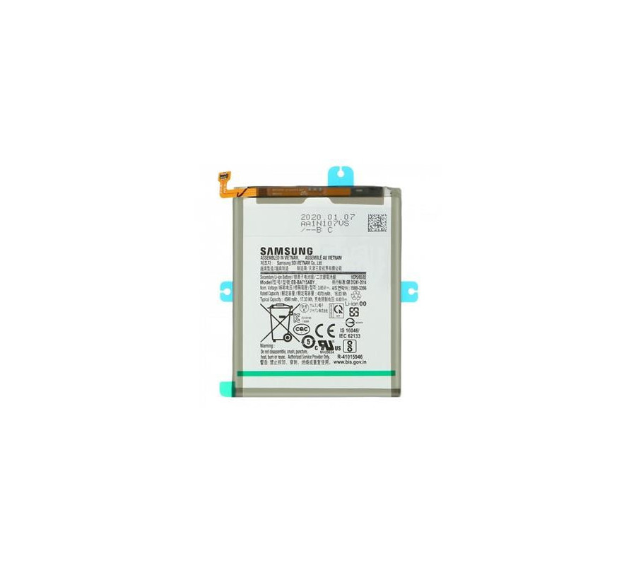 Bateria Original Samsung Galaxy A71 (EB-BA715ABY) Service Pack
