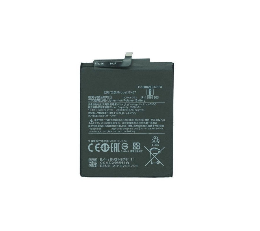 Bateria Xiaomi Redmi 6, Redmi 6A (BN37) 3000mAh