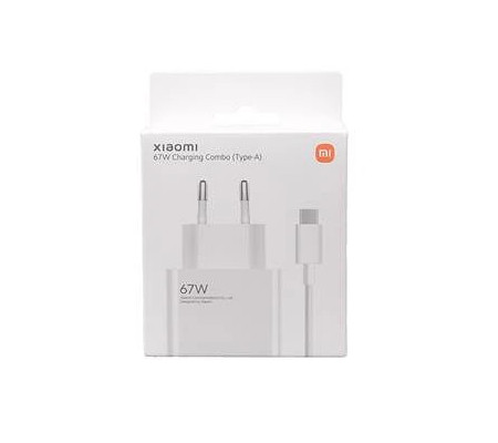 Cargador Xiaomi 67W USB-A + Cable Tipo-C (MDY-12-ES)