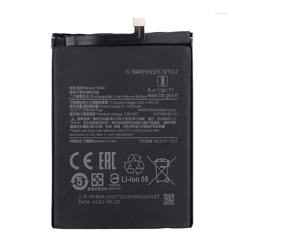 Bateria Xiaomi Redmi Note 8 Pro (BM4J) 4500mAh